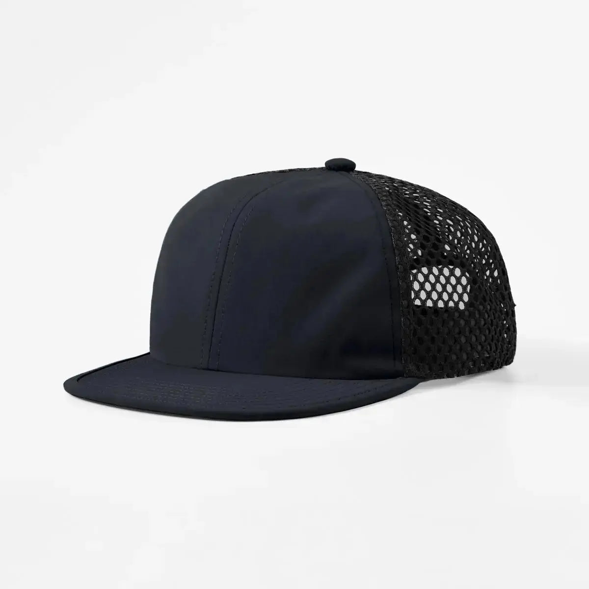 6 Panel Water Repellent Nylon Mesh Snapback Hat - Recycled
