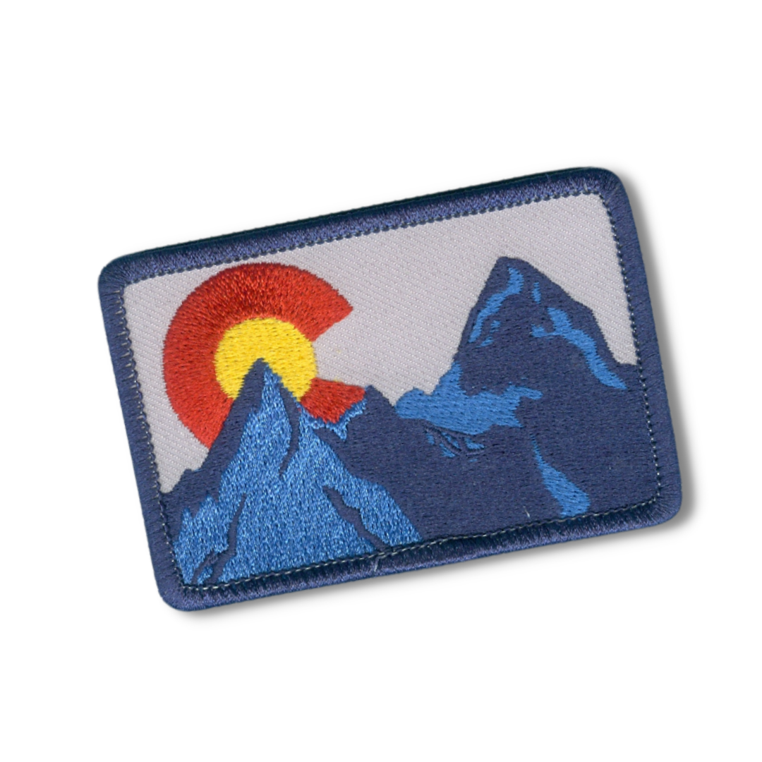 Colorado Flag Velcro Patch (2 x 1)