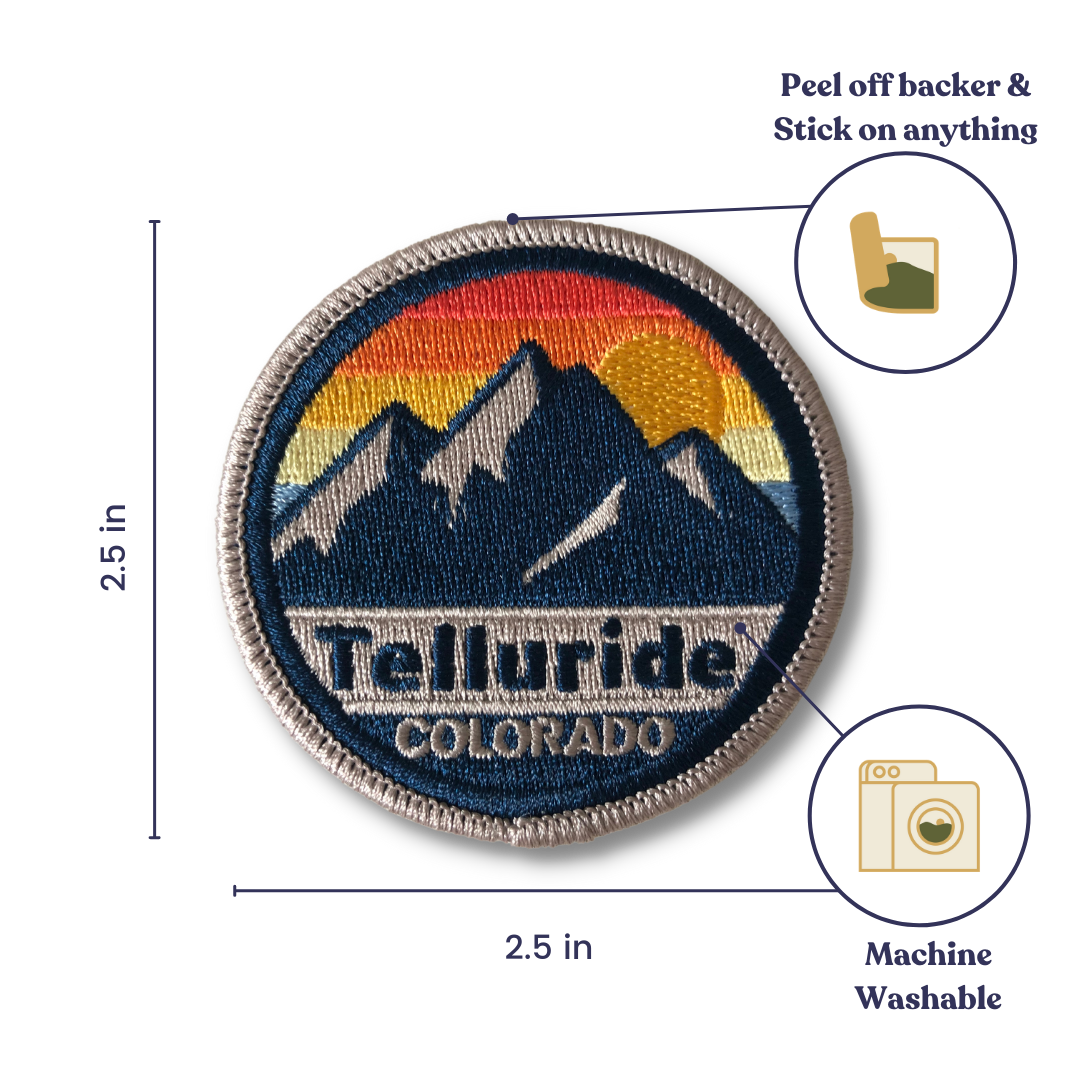 Telluride Embroidered Sticker Patch