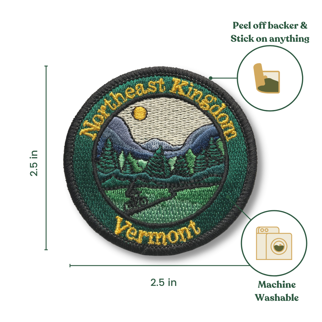 NEK of the Woods Embroidered Sticker Patch