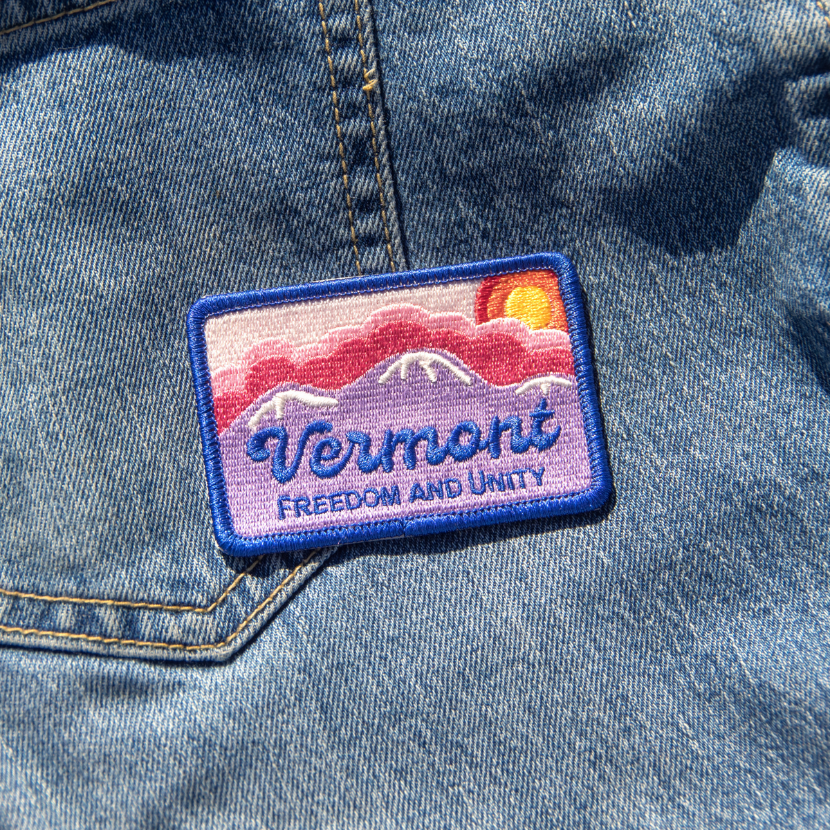 Freedom and Unity Embroidered Sticker Patch