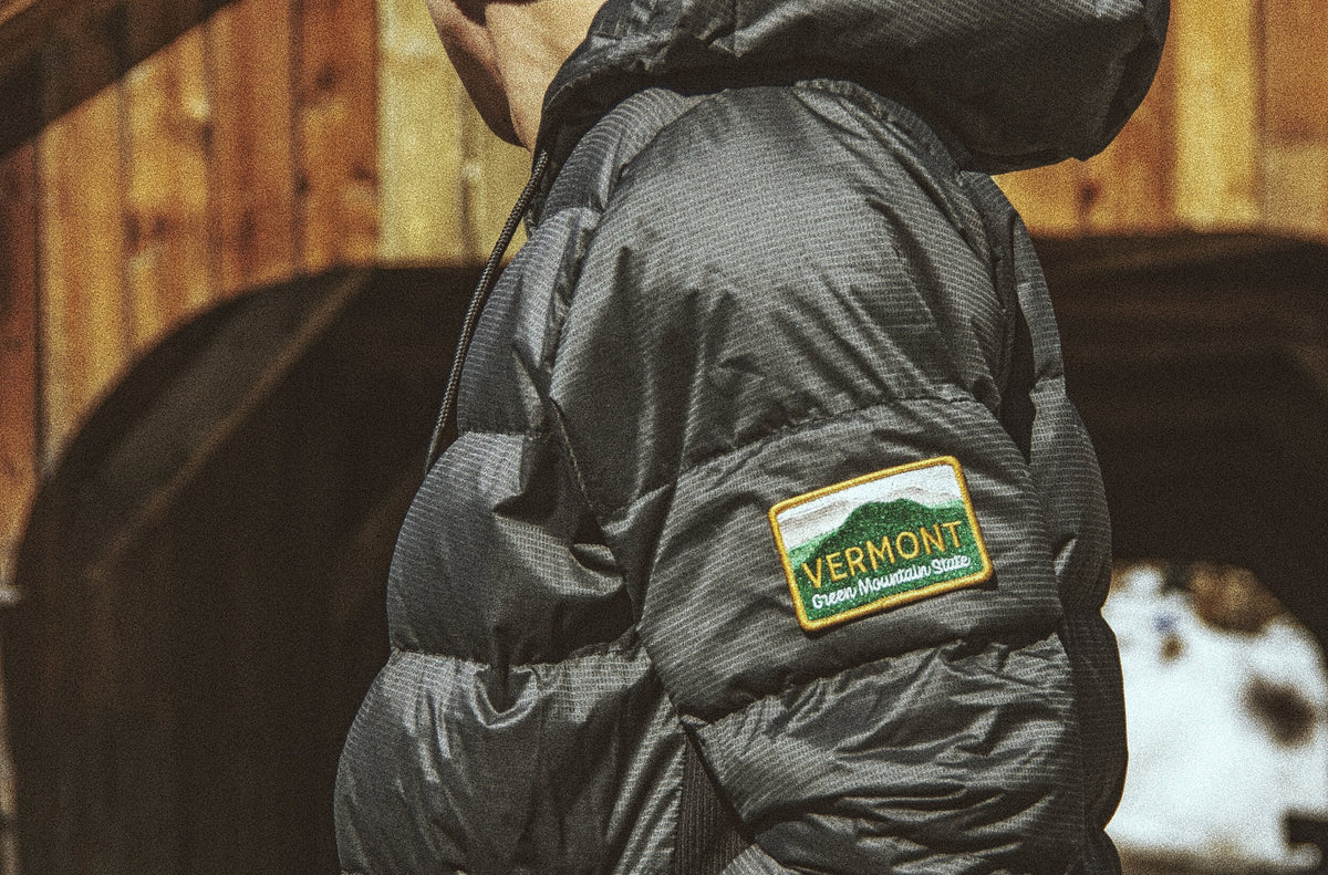 Green Mountain State Embroidered Sticker Patch