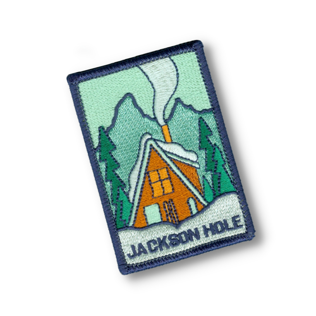 Jackson Hole Embroidered Sticker Patch