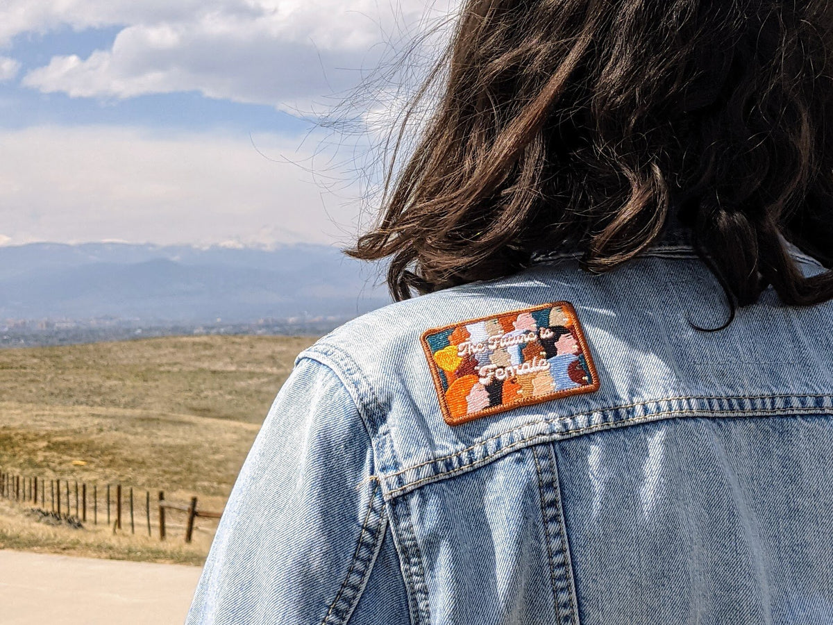 Future is Female Embroidered Sticker Patch
