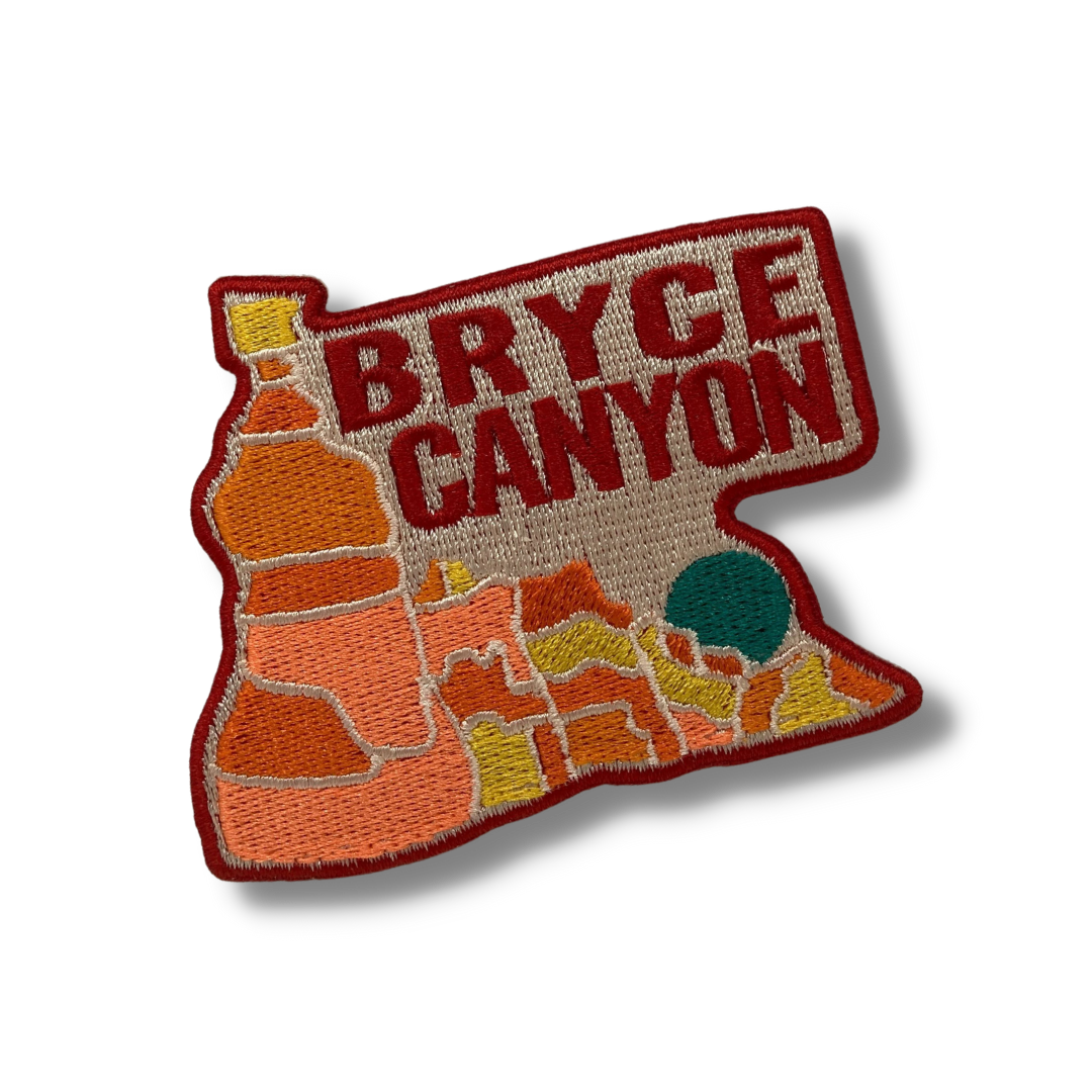 Bryce Canyon Hoodoos Embroidered Sticker Patch