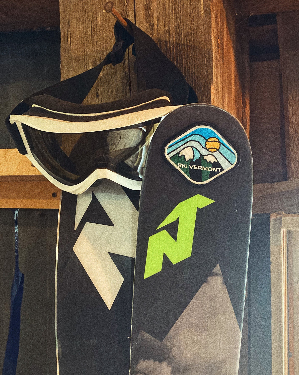 Ski VT Embroidered Sticker Patch