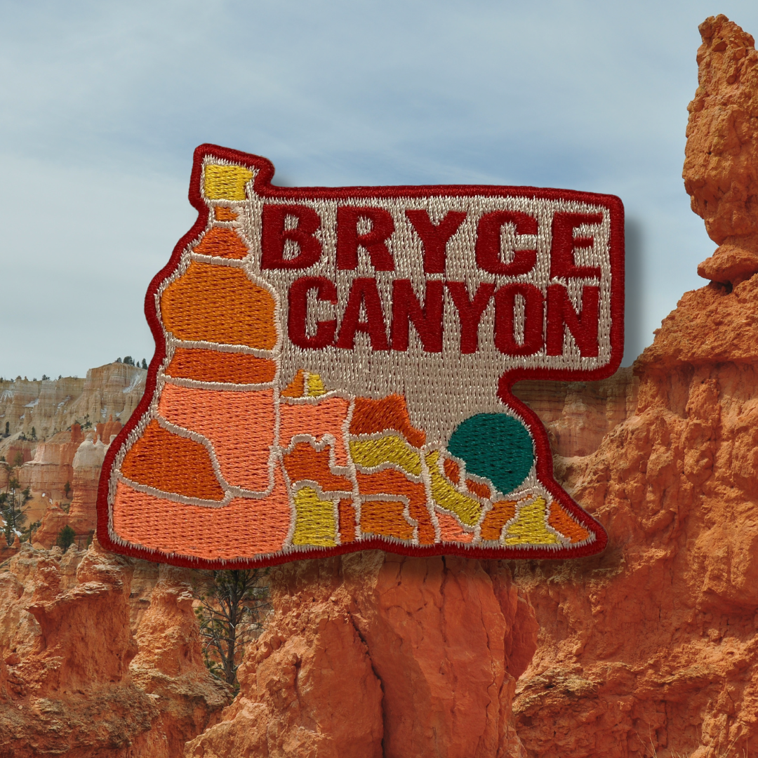 Bryce Canyon Hoodoos Embroidered Sticker Patch