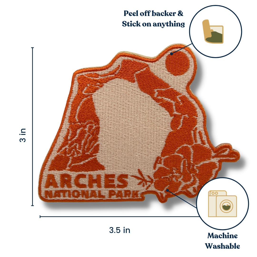 Arches National Park Embroidered Sticker Patch