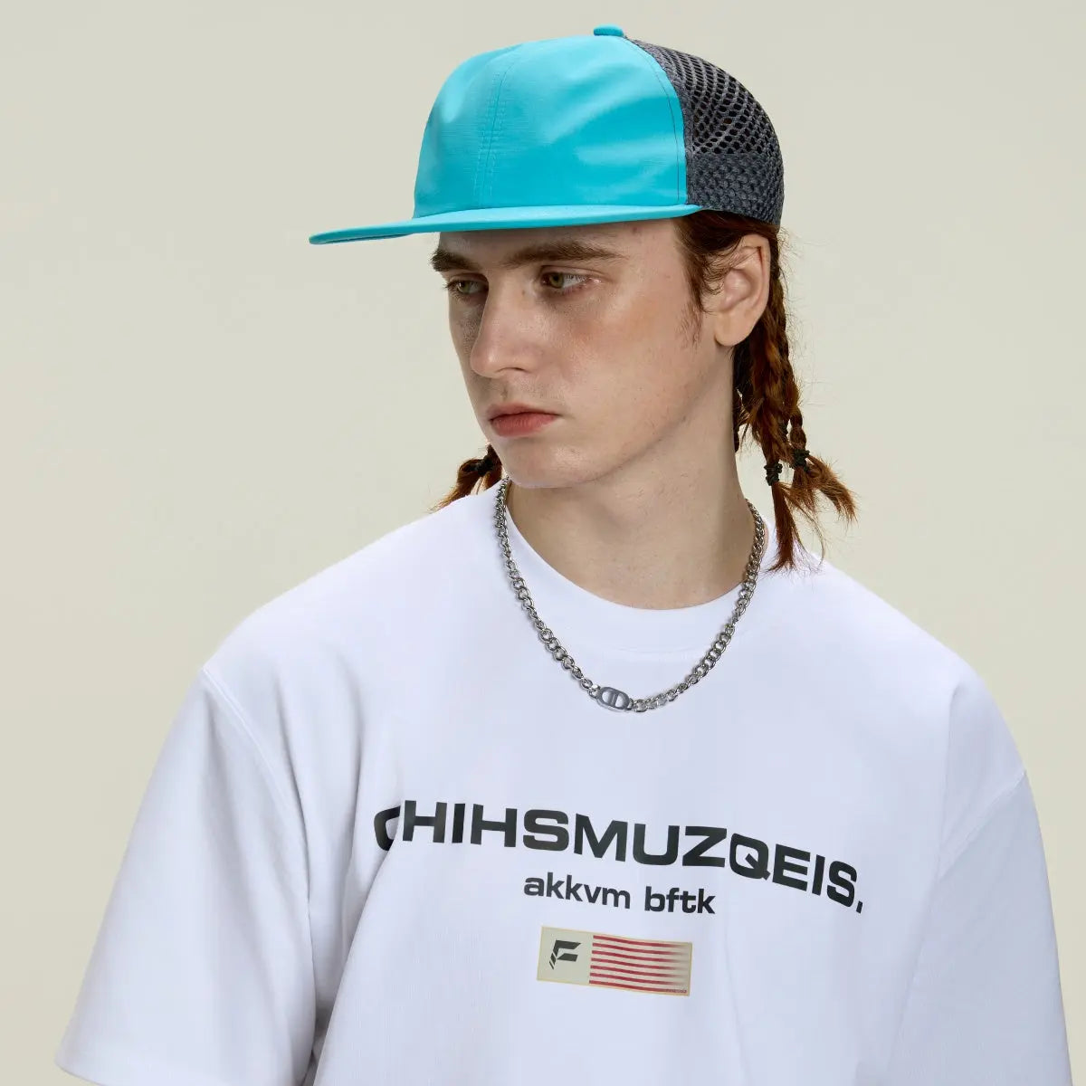 6 Panel Water Repellent Nylon Mesh Snapback Hat - Recycled