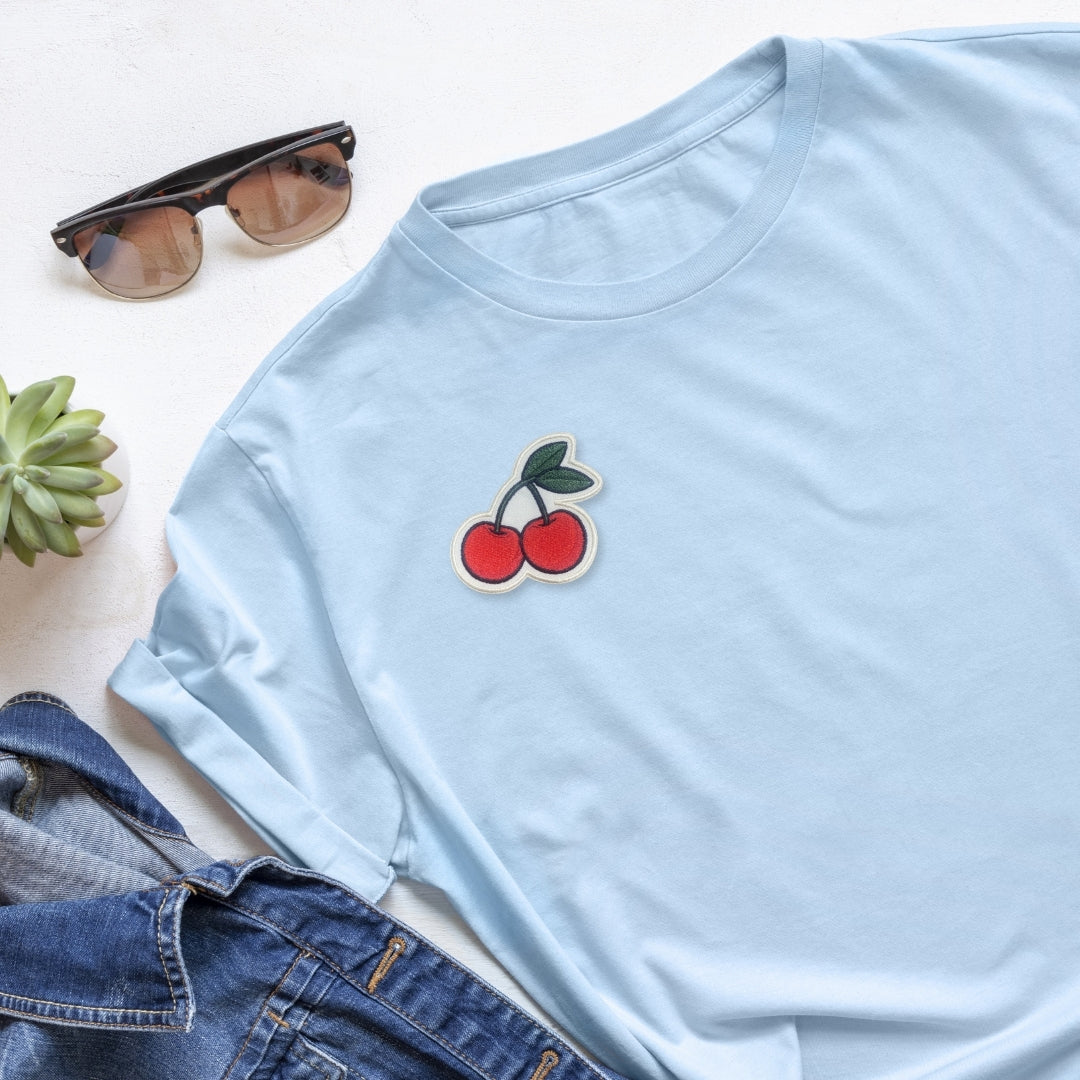 Cherry Embroidered Sticker Patch