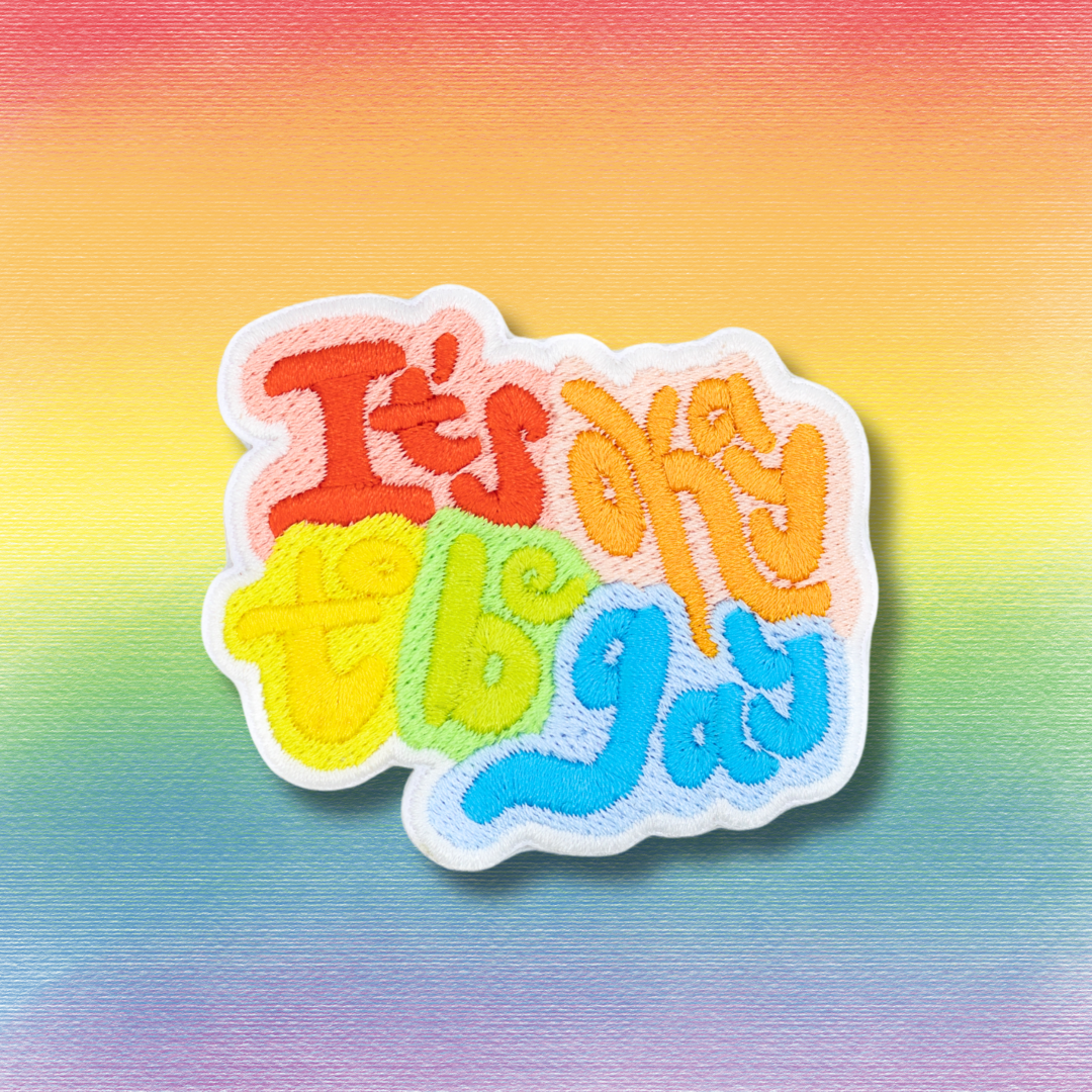 It's OK to be Gay Embroidered Sticker Patch