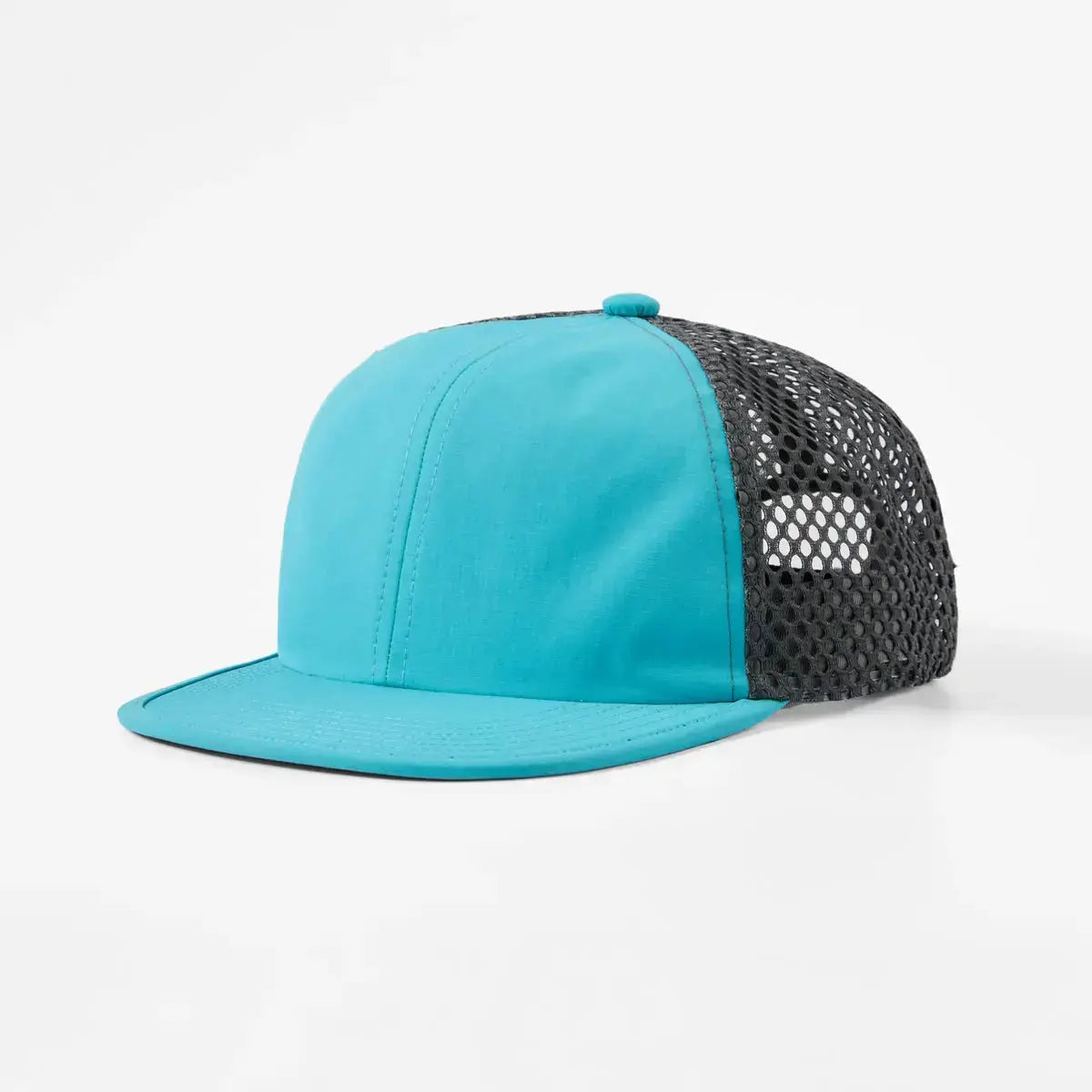 6 Panel Water Repellent Nylon Mesh Snapback Hat - Recycled