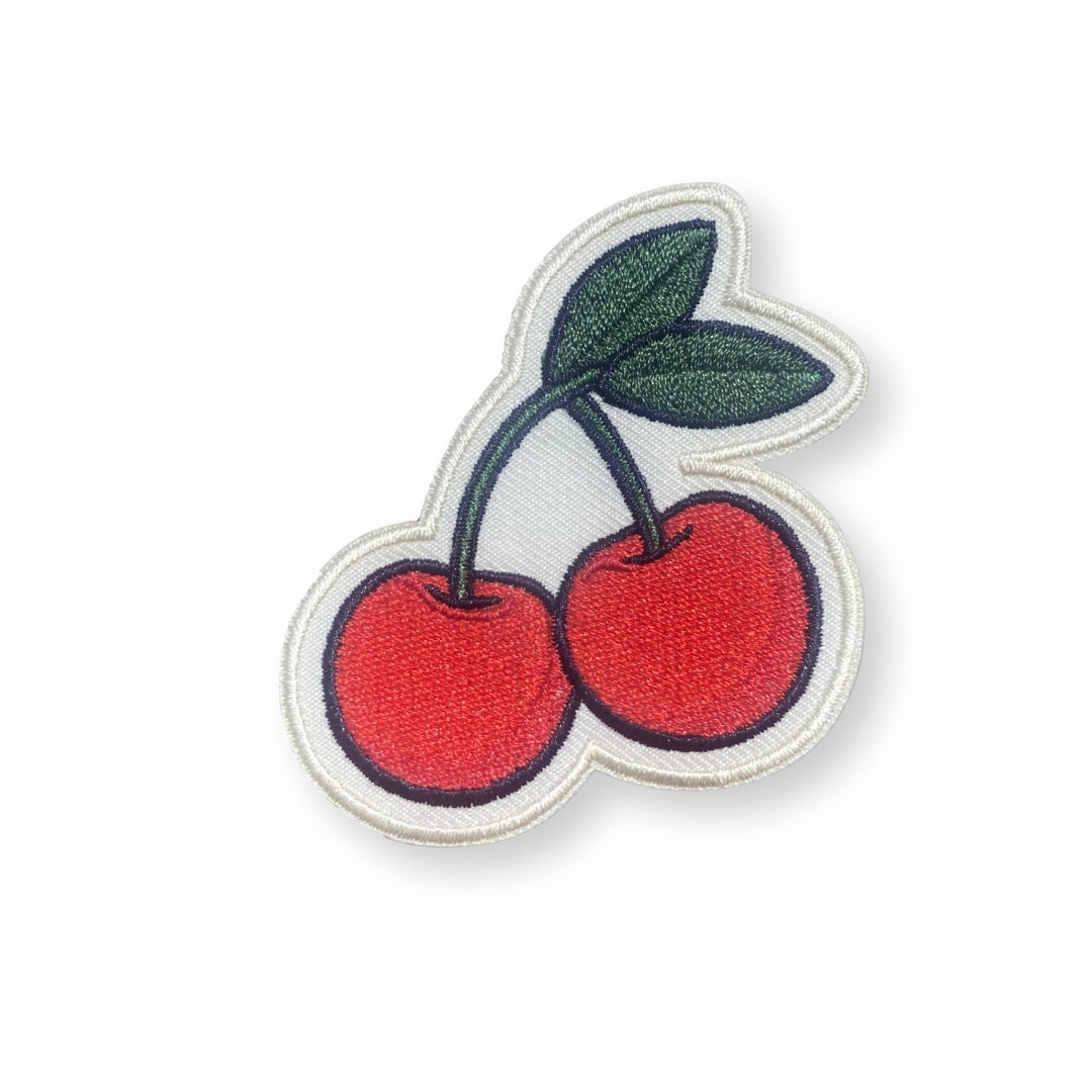 Cherry Embroidered Sticker Patch