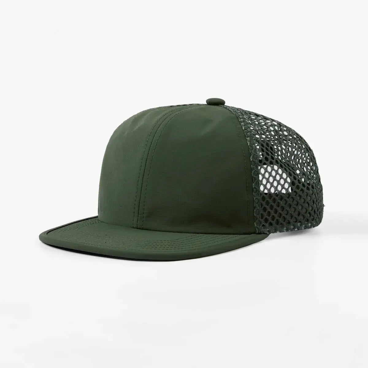 6 Panel Water Repellent Nylon Mesh Snapback Hat - Recycled