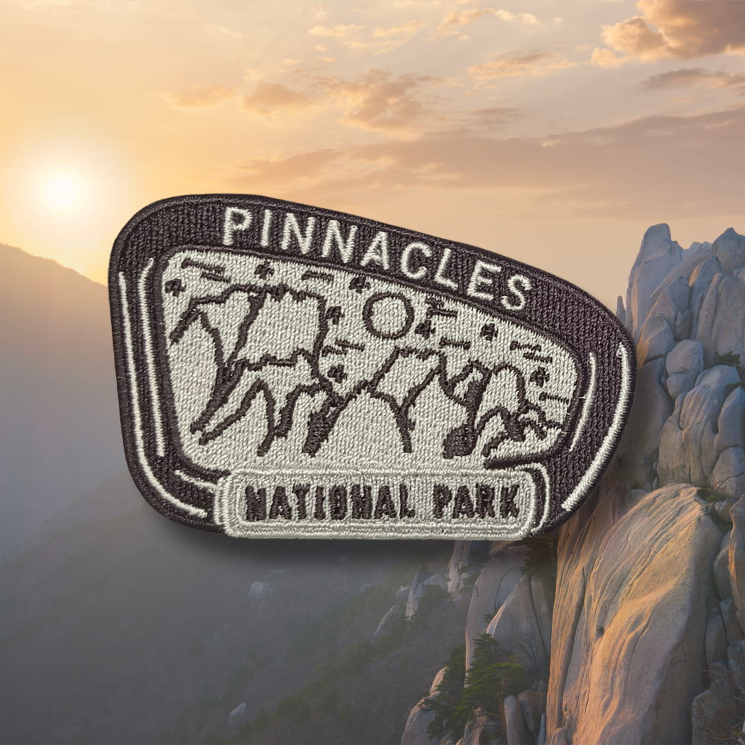 Raystar Pinnacles Pinnacles National Park Embroidered Sticker Patch