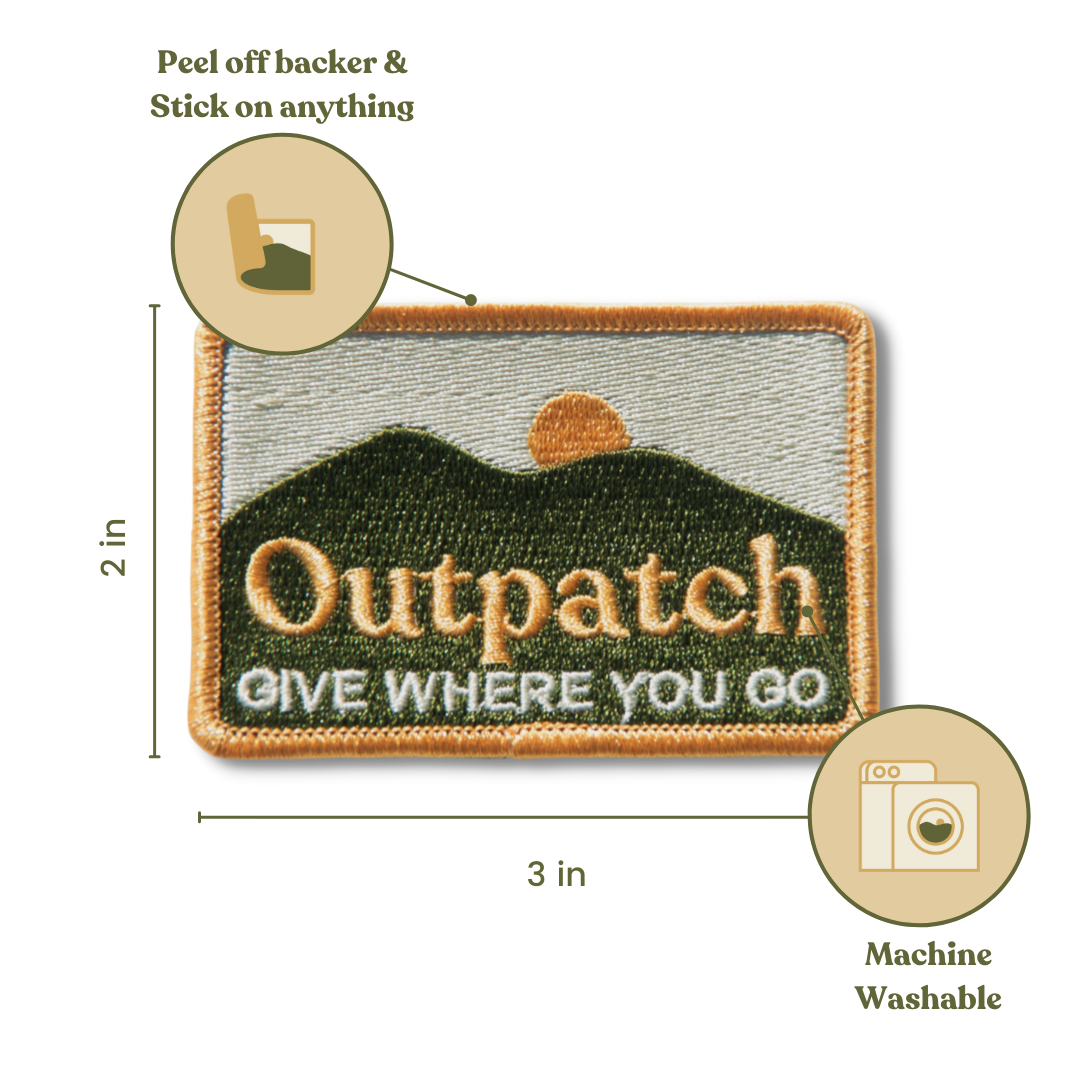 The Outpatch Embroidered Sticker Patch