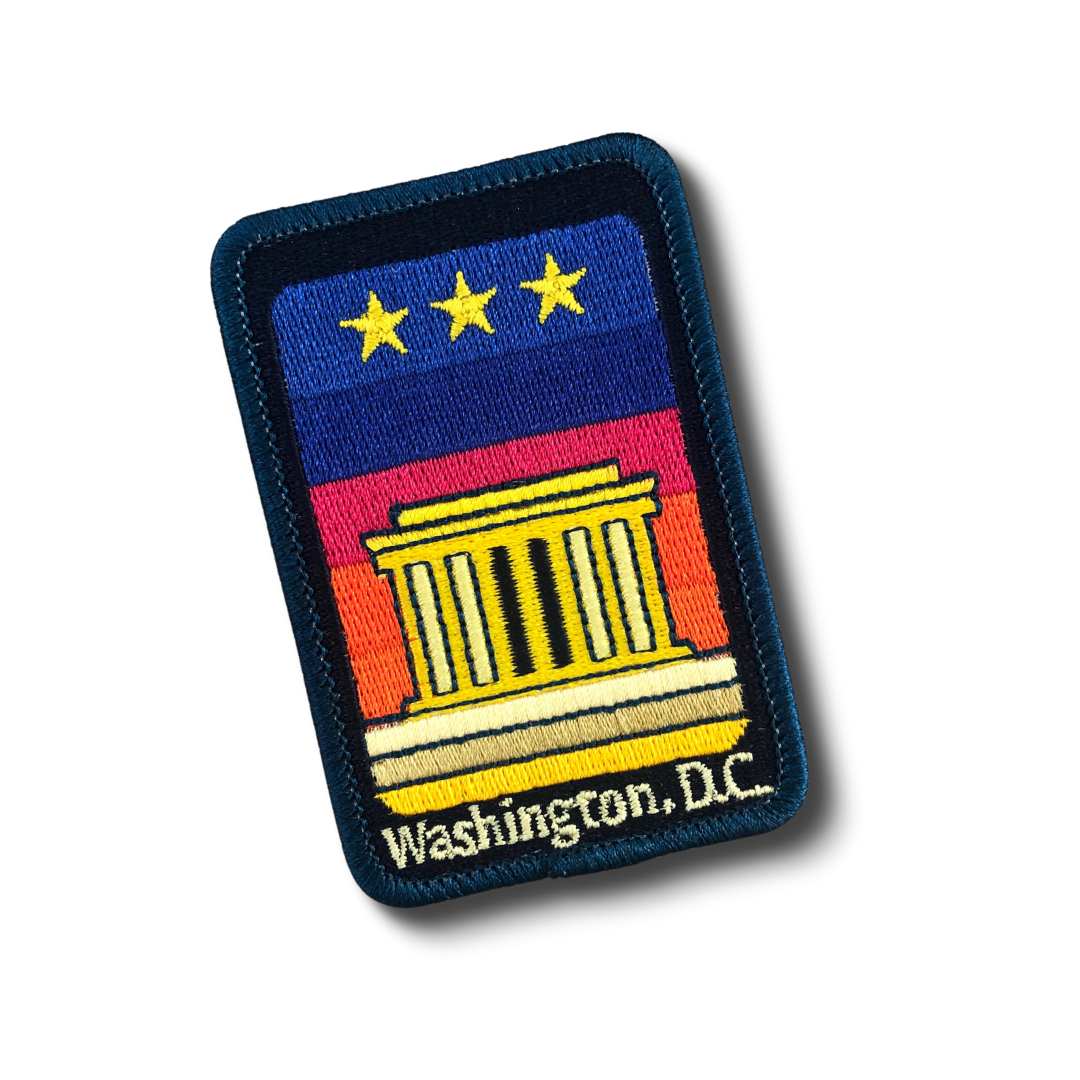 Starry Night in D.C. Embroidered Sticker Patch