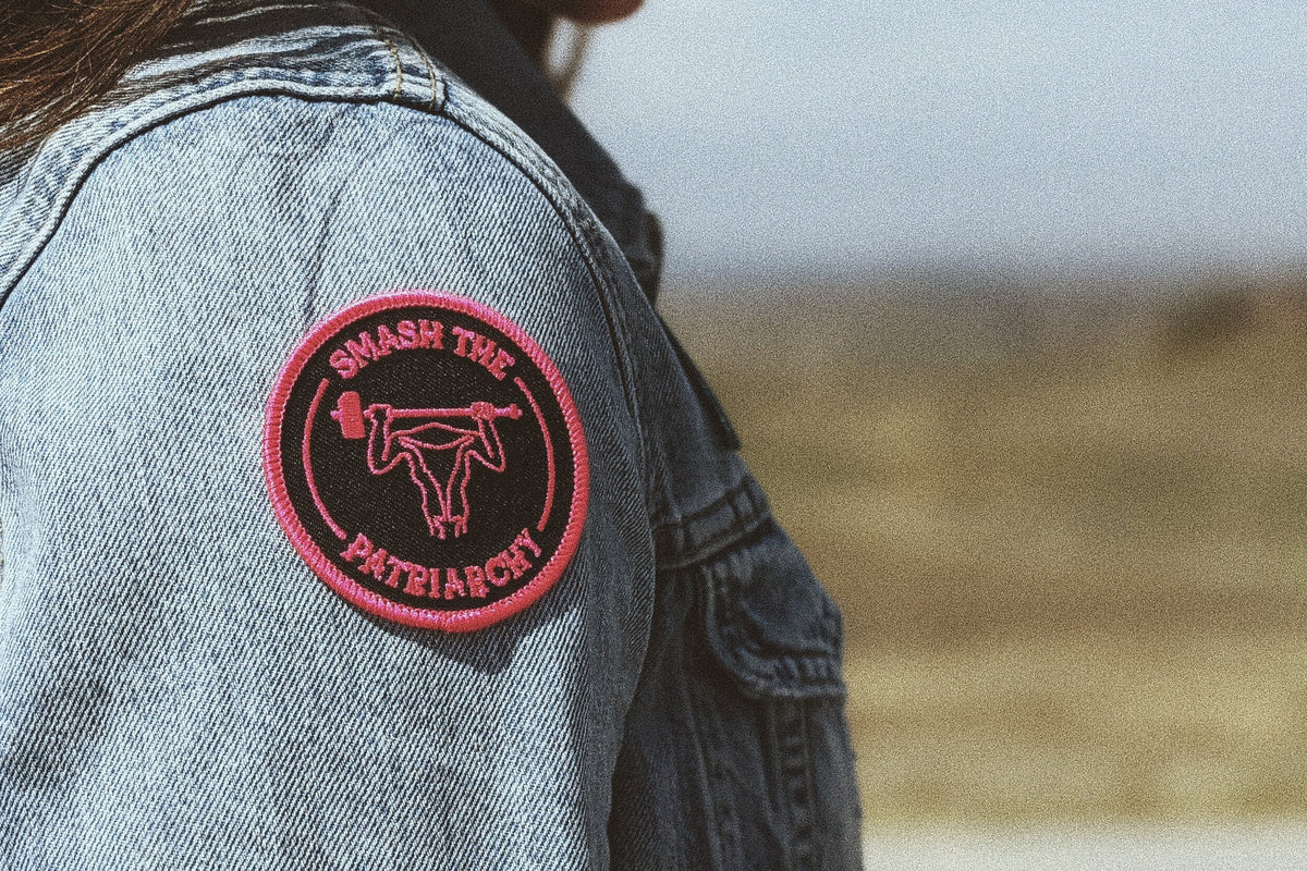 Smash the Patriarchy Embroidered Sticker Patch