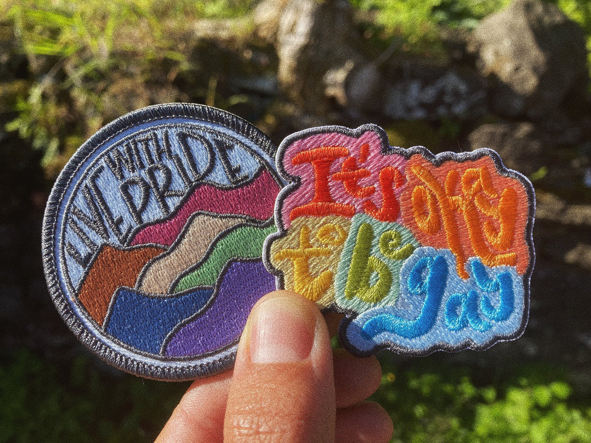 It's OK to be Gay Embroidered Sticker Patch