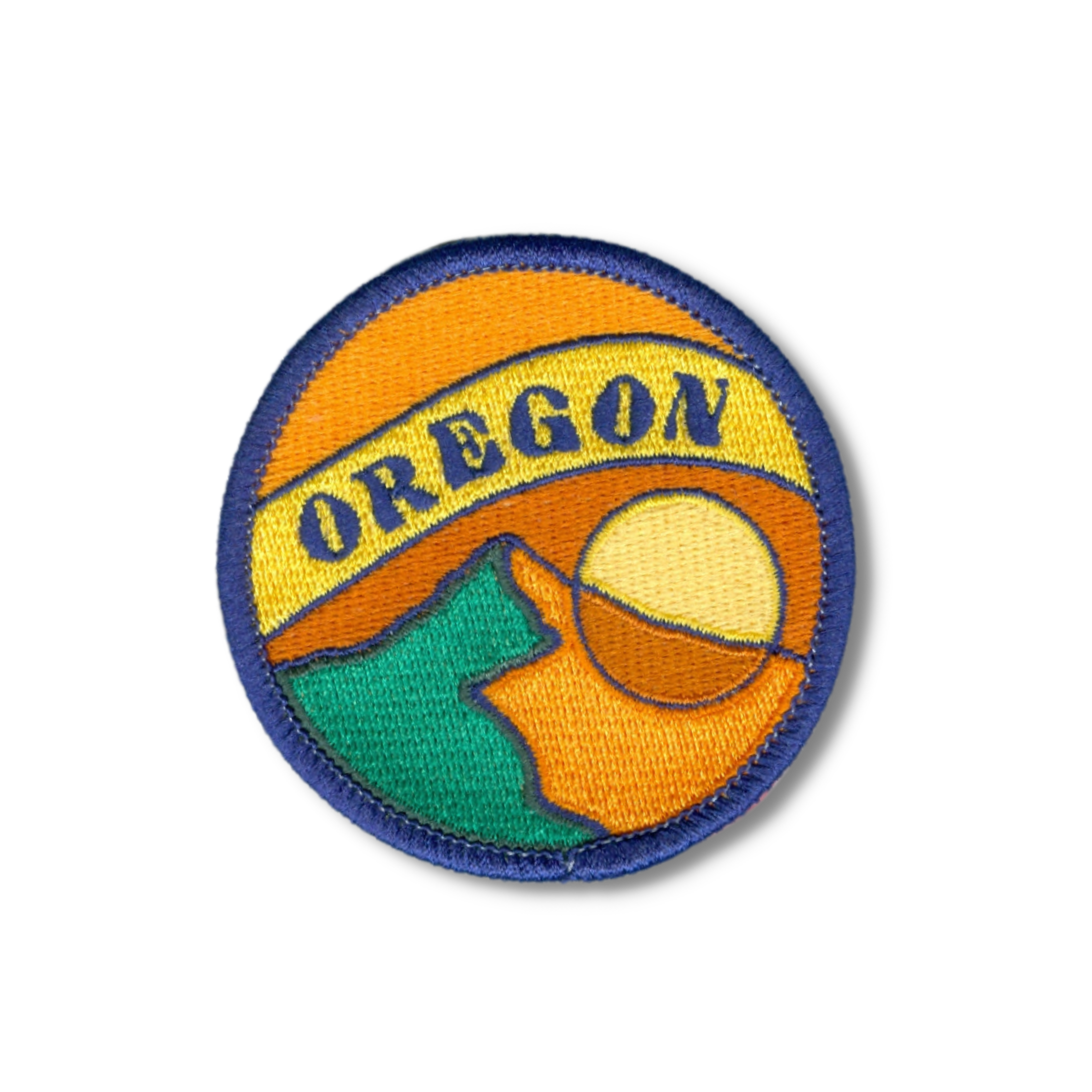 Oregon Sun Embroidered Sticker Patch