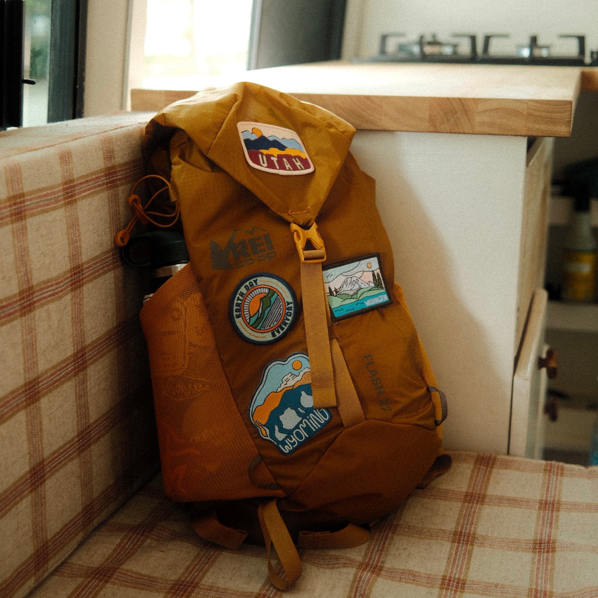 WY Bison Roam Embroidered Sticker Patch