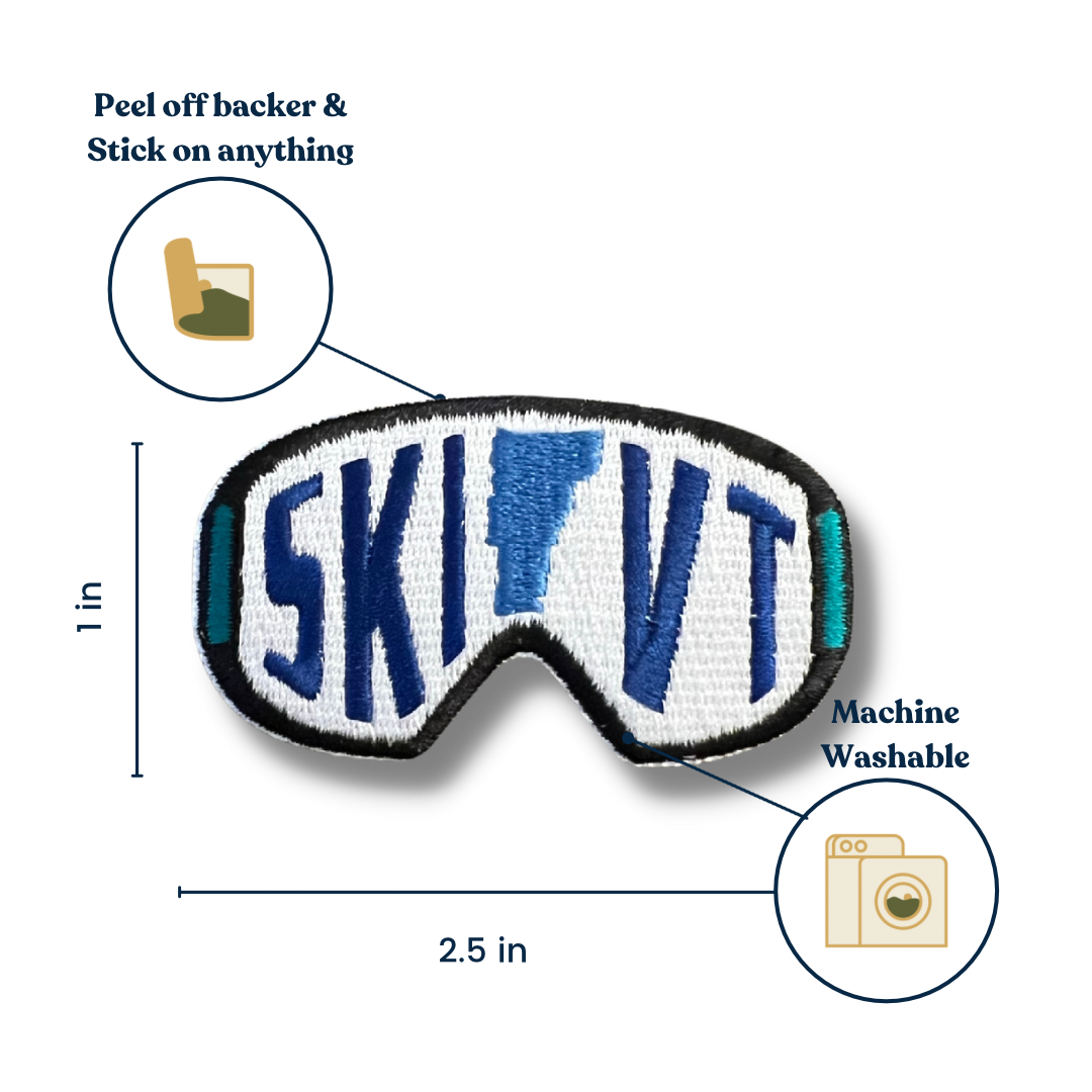 VT Goggles Embroidered Sticker Patch