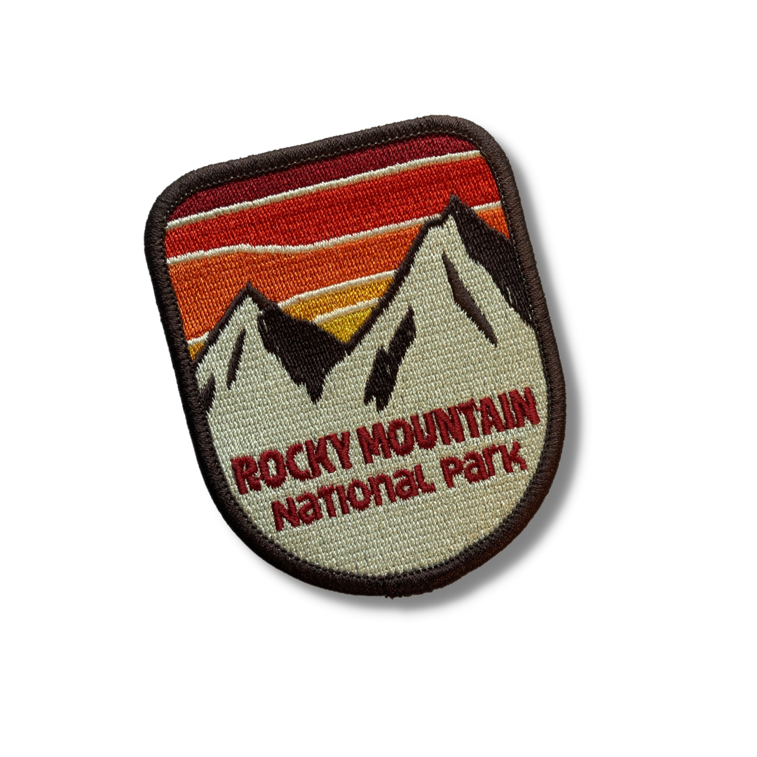 Rocky Mountain National Park Embroidered Sticker Patch