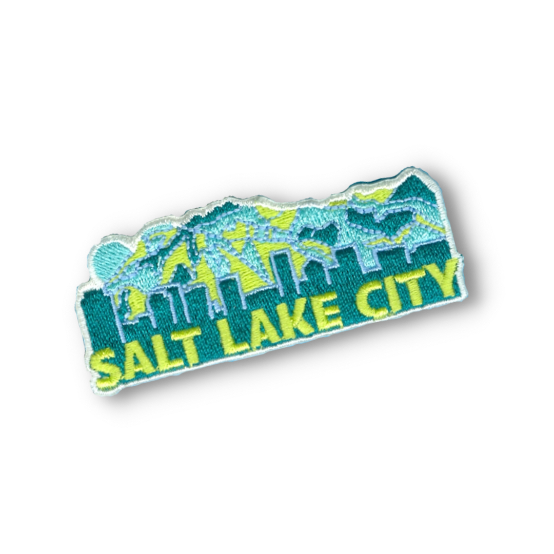 Salt Lake City Embroidered Sticker Patch