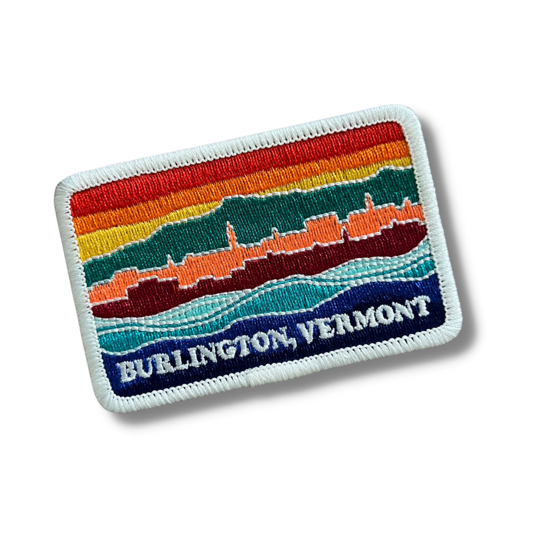 Burlington, VT Embroidered Sticker Patch