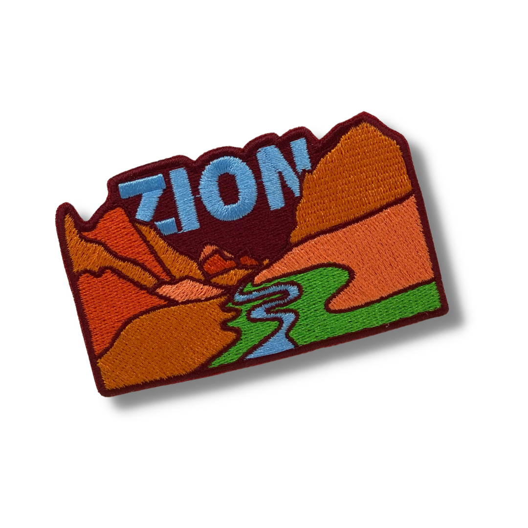 Zion National Park Embroidered Sticker Patch