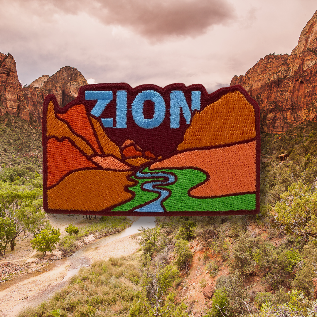 Zion National Park Embroidered Sticker Patch